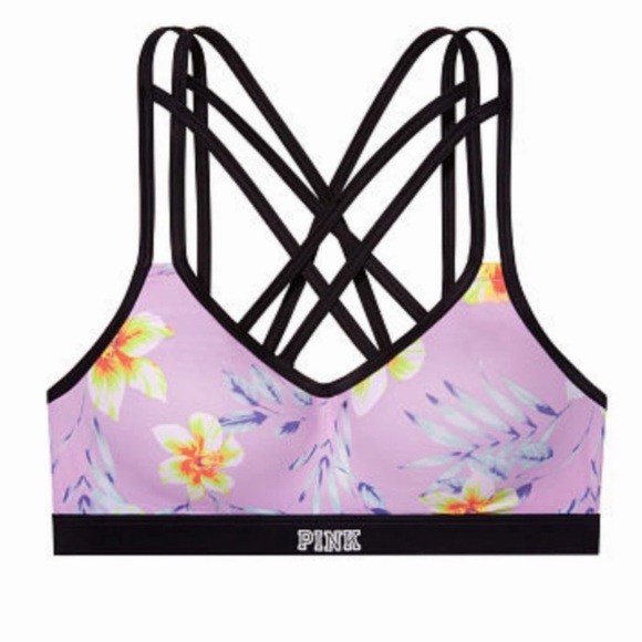 🔥SALE🔥VS PINK Ultimate Strappy Push Up Sport Bra - Picture 10 of 11